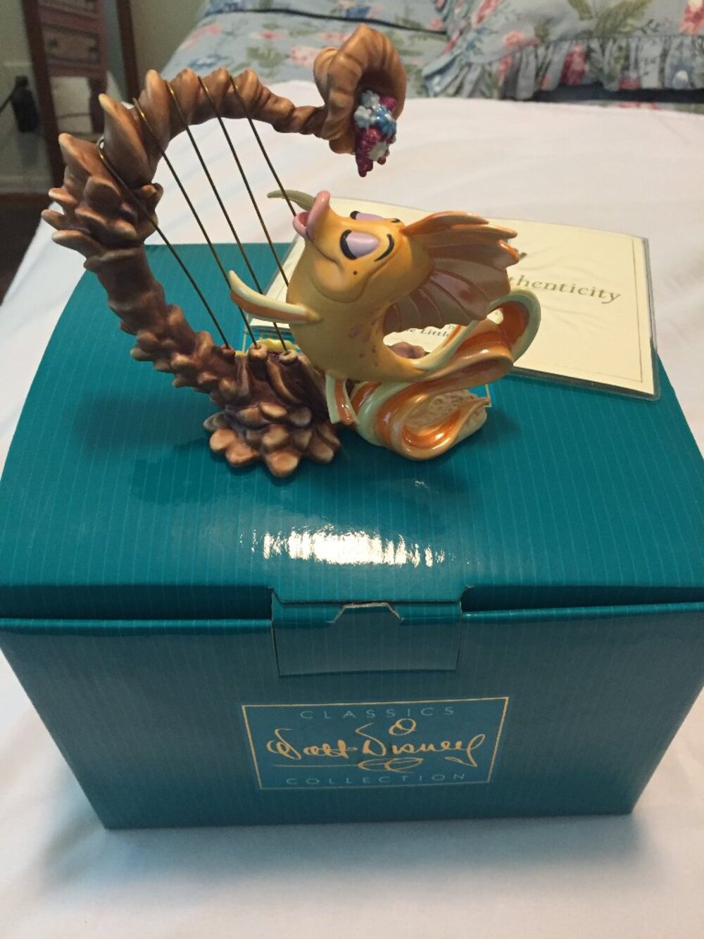 WDCC Walt Disney Classic Collection Little Mermaid Classical Carp w/ Box And COA
